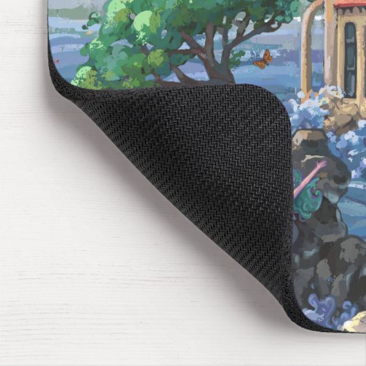 Schloss Mermaid Mousepad (Ecke)