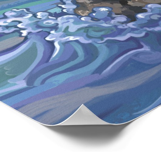 Schloss Mermaid Poster (Ecke)