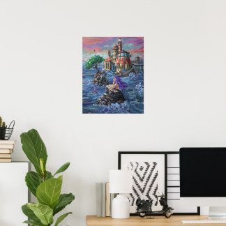 Schloss Mermaid Poster