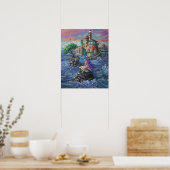 Schloss Mermaid Poster (Küche)