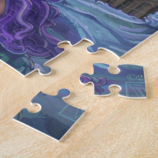 Schloss Mermaid Puzzle (Seite)