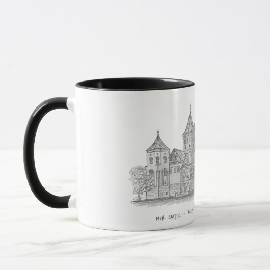 Schloss Mir, Belarus Tasse (Links)
