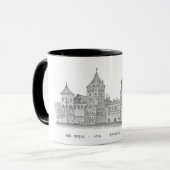 Schloss Mir, Belarus Tasse (Vorderseite Links)