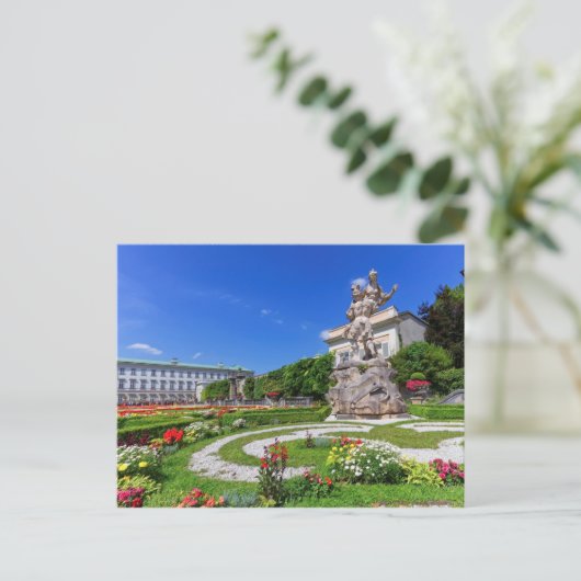 Schloss Mirabell und Gärten, Salzburg, Österreich Postkarte (Stehend Vorderseite)