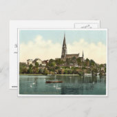 Schloss Miramer und See, Chemnitz, Sachsen, Deutsc Postkarte (Vorne/Hinten)