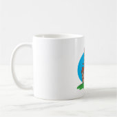 Schloss mit Flaggen Kaffeetasse (Links)