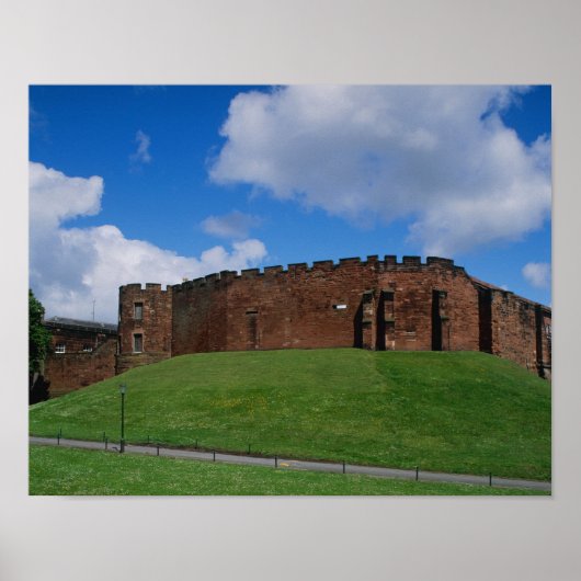 Schloss mit Halbmondturm, Chester, Poster (Vorne)