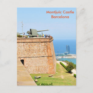 Schloss Montjuic, Barcelona Postkarte