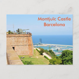 Schloss Montjuic, Barcelona Postkarte