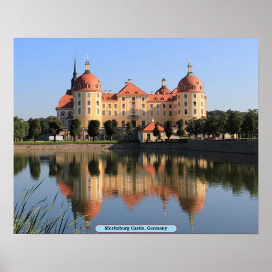 Schloss Moritzburg, Deutschland Poster (Vorne)
