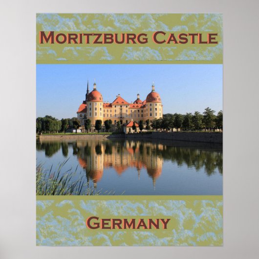 Schloss Moritzburg Deutschland Poster (Vorne)