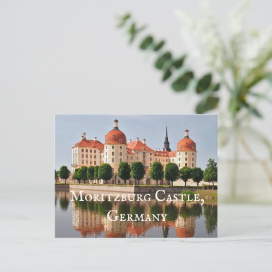 Schloss Moritzburg, Deutschland Postkarte (Stehend Vorderseite)