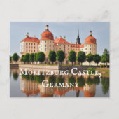Schloss Moritzburg, Deutschland Postkarte (Vorderseite)
