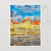 Schloss Moritzburg Deutschland Postkarte (Vorderseite)