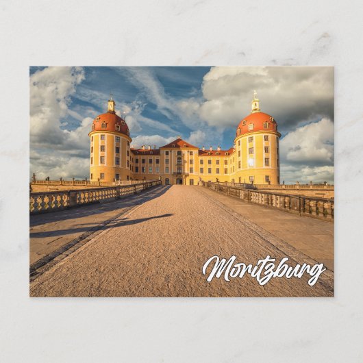 Schloss Moritzburg, Deutschland Postkarte (Vorderseite)
