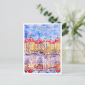 Schloss Moritzburg Deutschland Postkarte (Stehend Vorderseite)