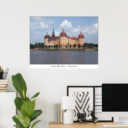 Schloss Moritzburg Poster (Heimbüro)