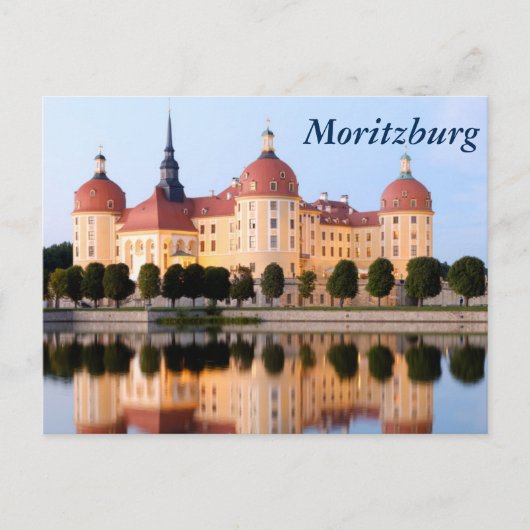 Schloss Moritzburg Postkarte (Vorderseite)