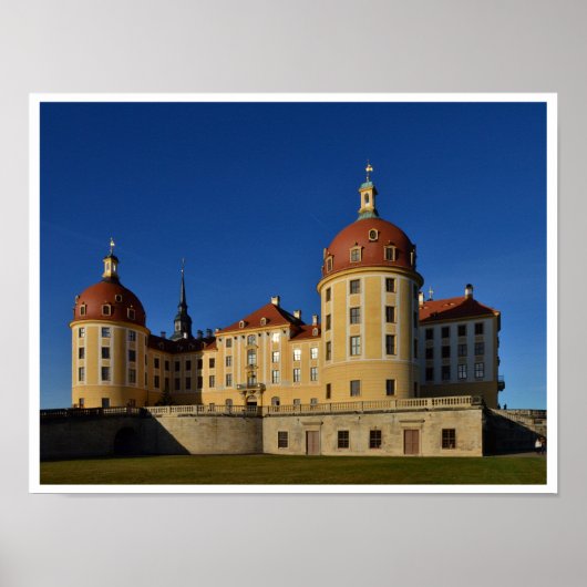 Schloss Moritzburg, Sachsen, Deutschland Poster (Vorne)
