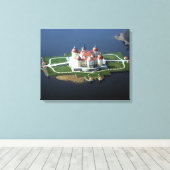 Schloss Moritzburg Sachsen Leinwanddruck (Insitu (Holzboden))