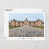 Schloss Münster Postkarte (Vorne/Hinten)