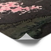 Schloss Nagoya von Tsuchiya Koitsu Poster (Ecke)