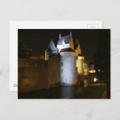 Schloss Nantes Postkarte (Vorne/Hinten)