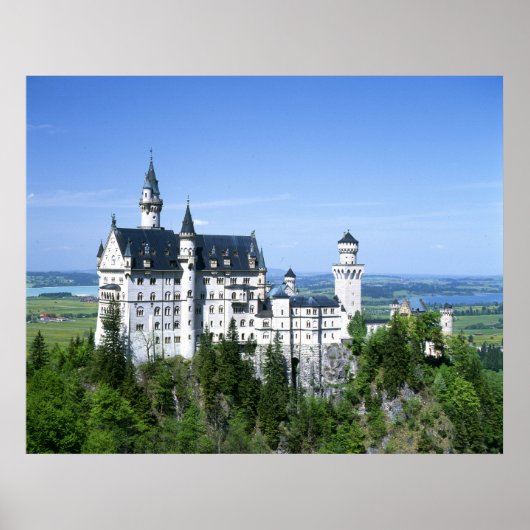 Schloss Neuchwanstein Bayern Poster (Vorne)
