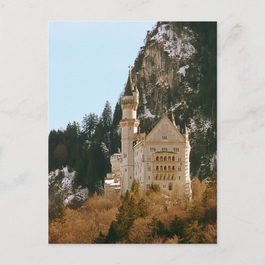 Schloss Neuschwanstein 3 Postkarte (Vorderseite)
