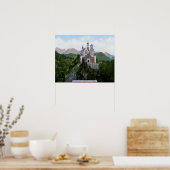 Schloss Neuschwanstein, Bayern, Deutschland Poster (Küche)