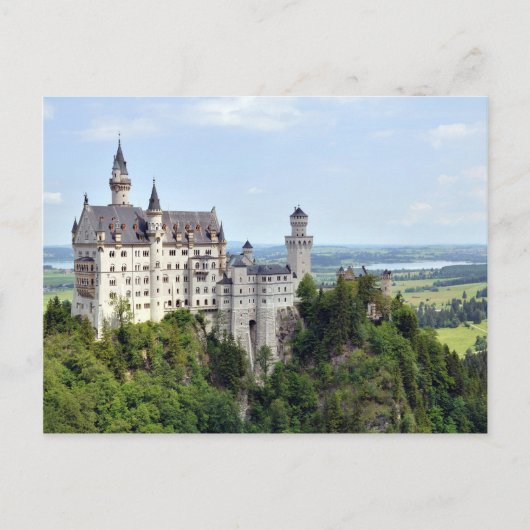 Schloss Neuschwanstein Bayern Deutschland Postkarte (Vorderseite)