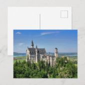 Schloss Neuschwanstein, Bayern Deutschland Postkarte (Vorne/Hinten)