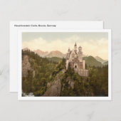 Schloss Neuschwanstein, Bayern, Deutschland Postkarte (Vorne/Hinten)