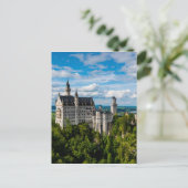 Schloss Neuschwanstein - Bayern - Deutschland Postkarte (Stehend Vorderseite)
