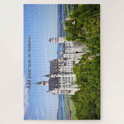 Schloss Neuschwanstein, Bayern, Deutschland, Puzzle (Vertikal)