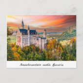 Schloss Neuschwanstein, Bayern Postkarte (Vorderseite)