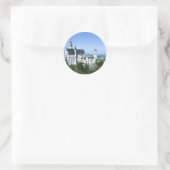 Schloss Neuschwanstein Bayern Runder Aufkleber (Tasche)