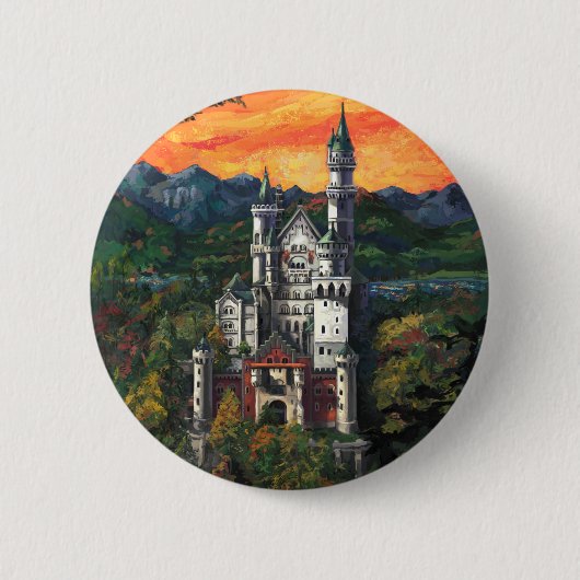 Schloss Neuschwanstein Button (Vorderseite)