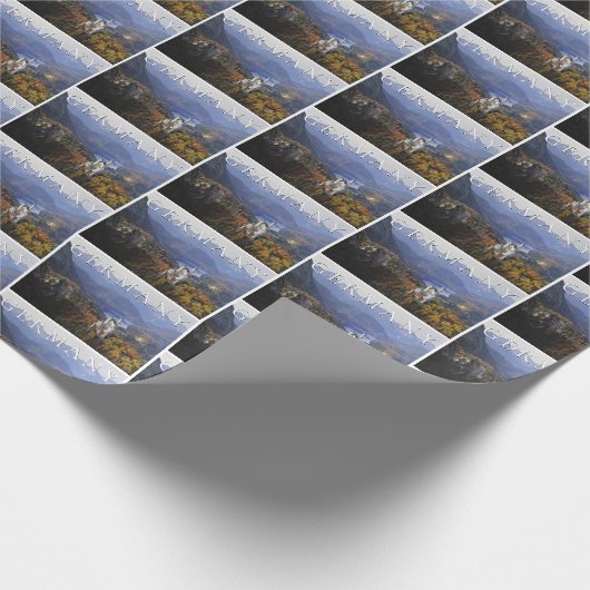 Schloss Neuschwanstein | Deutschland, Bayern Geschenkpapier (Ecke)