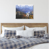 Schloss Neuschwanstein | Deutschland, Bayern Leinwanddruck (Insitu (Schlafzimmer))