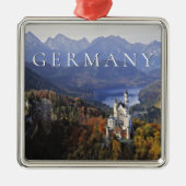 Schloss Neuschwanstein | Deutschland, Bayern Ornament Aus Metall (Vorne)