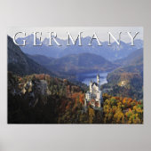 Schloss Neuschwanstein | Deutschland, Bayern Poster (Vorne)
