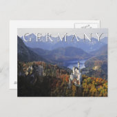Schloss Neuschwanstein | Deutschland, Bayern Postkarte (Vorne/Hinten)