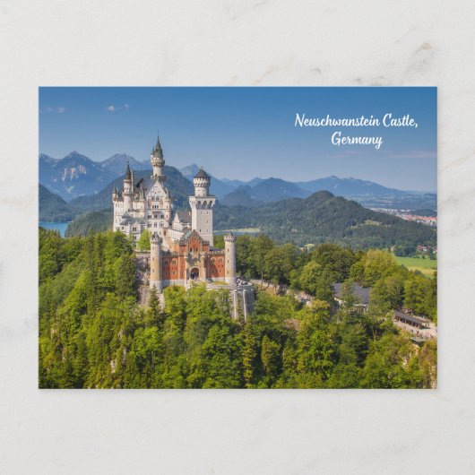 Schloss Neuschwanstein, Deutschland Bayern Postkarte (Vorderseite)