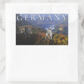 Schloss Neuschwanstein | Deutschland, Bayern Rechteckiger Aufkleber (Tasche)