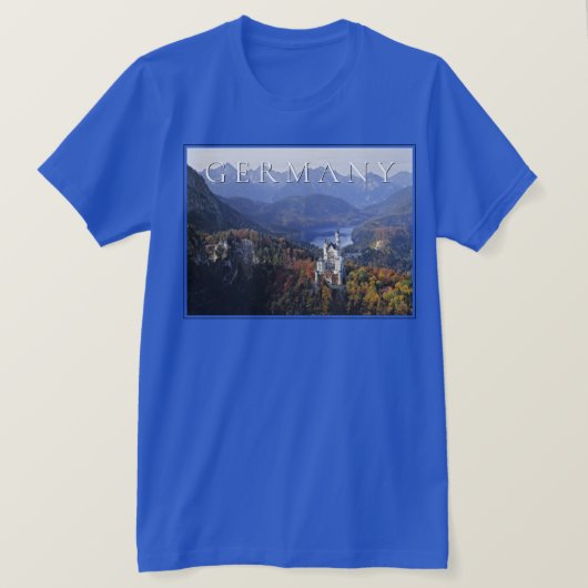Schloss Neuschwanstein | Deutschland, Bayern T-Shirt (Design vorne)