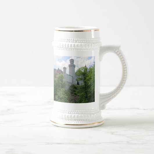 Schloss Neuschwanstein - Deutschland Bierglas (Rechts)