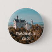 Schloss Neuschwanstein Deutschland Button (Vorderseite)