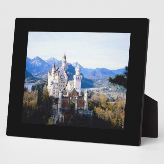 Schloss Neuschwanstein Deutschland Foto Placque Fotoplatte (Seite)