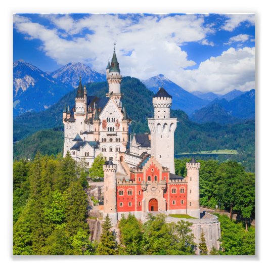 Schloss Neuschwanstein Deutschland Fotodruck (Vorne)